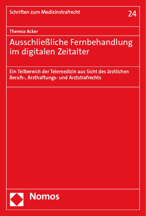 Produktbild: Ausschlie&szlig;liche Fernbehandlung im digitalen Zeitalter
