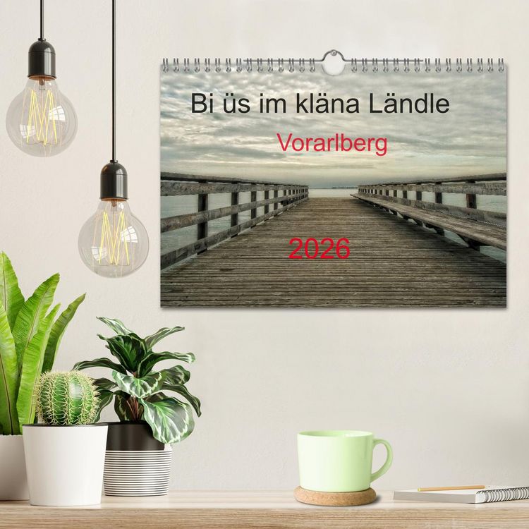 Produktbild: Bi &uuml;s im kl&auml;na L&auml;ndle - Vorarlberg 2026 (Wandkalender 2026 DIN A4 quer), CALVENDO Monatskalender
