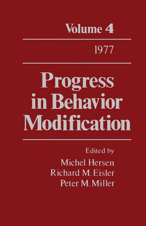 Produktbild: Progress in Behavior Modification