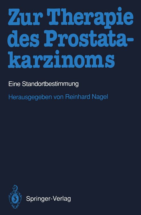 Produktbild: Zur Therapie des Prostatakarzinoms