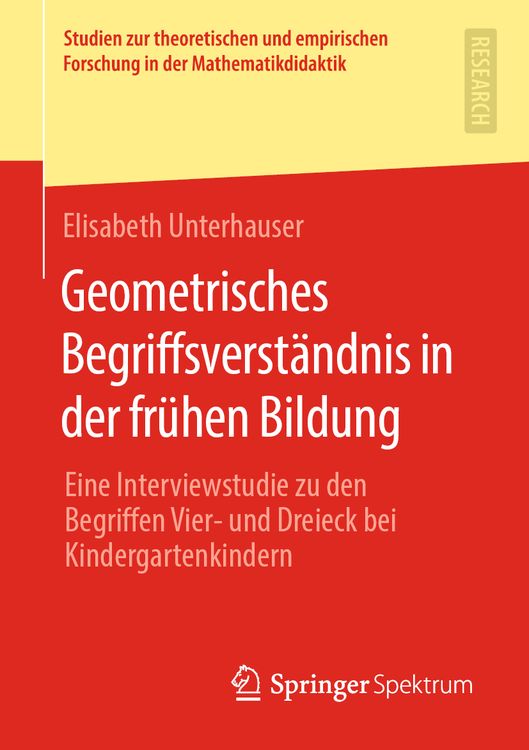 Produktbild: Geometrisches Begriffsverst&auml;ndnis in der fr&uuml;hen Bildung