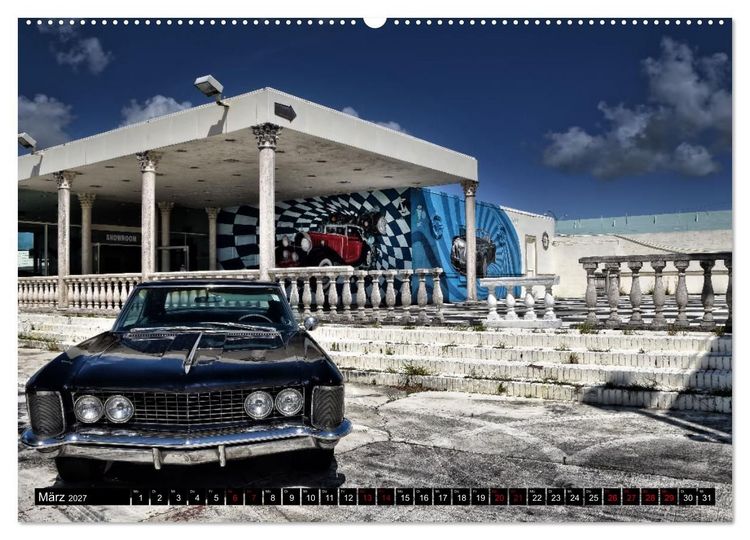 Produktbild: Florida Junk Cars (hochwertiger Premium Wandkalender 2027 DIN A2 quer), Kunstdruck in Hochglanz