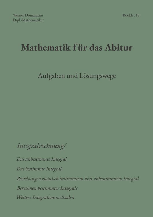 Produktbild: Mathematik f&uuml;r das Abitur