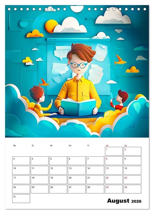 Produktbild: Traumjobs von Morgen - Der Zukunfts-Planer f&uuml;r gro&szlig;e Tr&auml;ume (Wandkalender 2026 DIN A4 hoch), CALVENDO Monatskalender