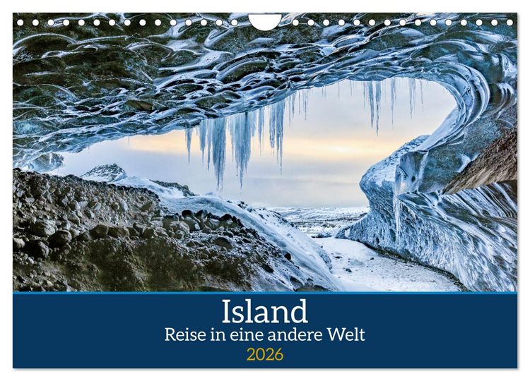 Produktbild: Island - Reise in eine andere Welt (Wandkalender 2026 DIN A4 quer), CALVENDO Monatskalender