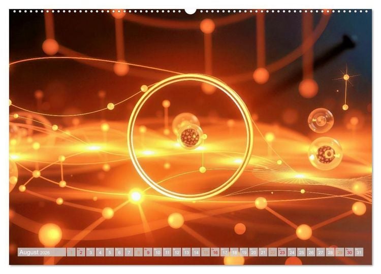 Produktbild: Quantenmechanik von Bits zu Qubits (hochwertiger Premium Wandkalender 2026 DIN A2 quer), Kunstdruck in Hochglanz