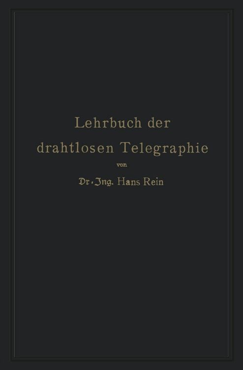 Produktbild: Lehrbuch der drahtlosen Telegraphie