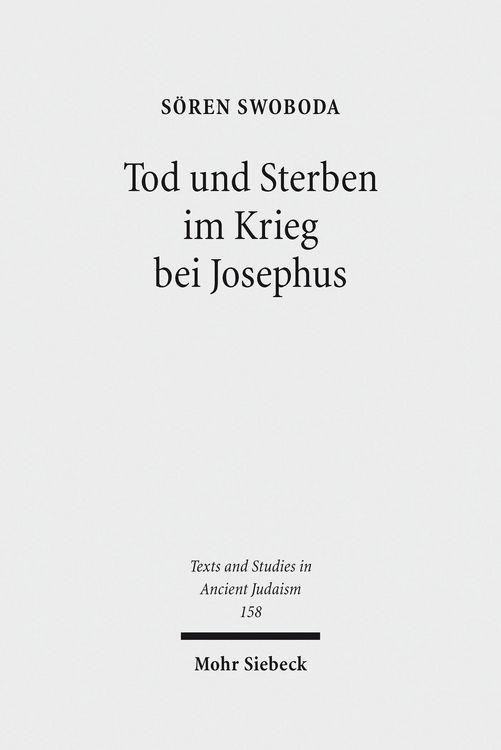 Produktbild: Tod und Sterben im Krieg bei Josephus