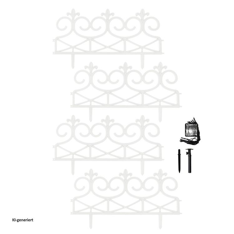 Produktbild: HTI-Living Rasenkante 240 cm mit Solarlichterkette Rasenkante 240 cm mit Solarlichterkette