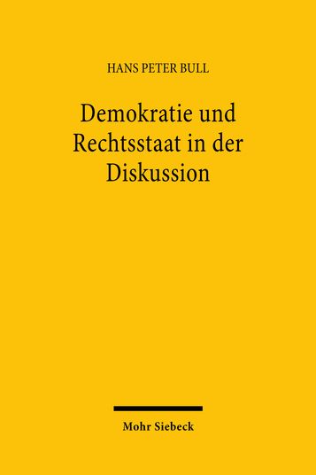 Produktbild: Demokratie und Rechtsstaat in der Diskussion