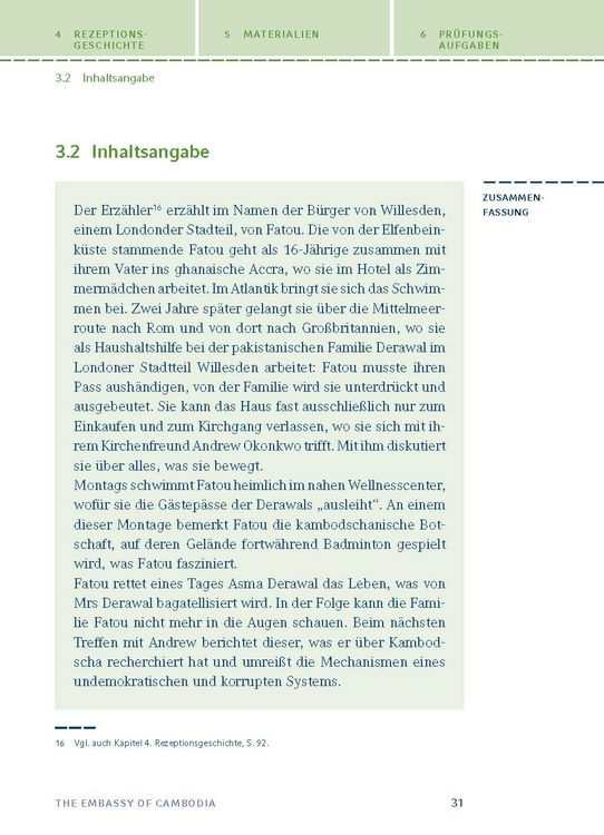 Produktbild: The Embassy of Cambodia von Zadie Smith