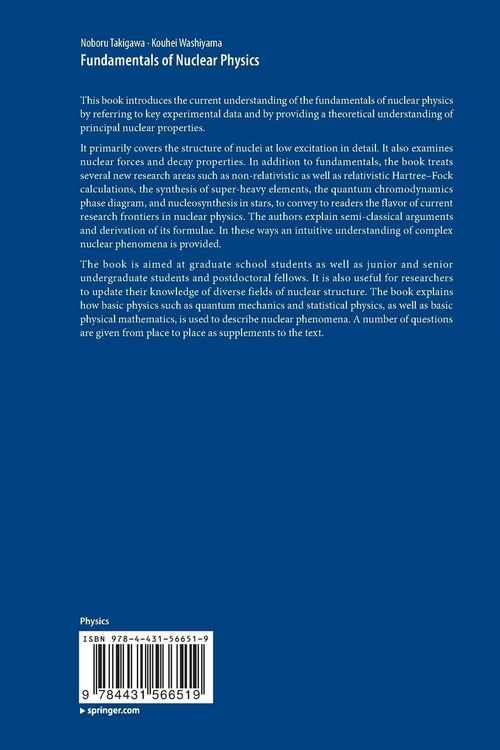 Produktbild: Fundamentals of Nuclear Physics