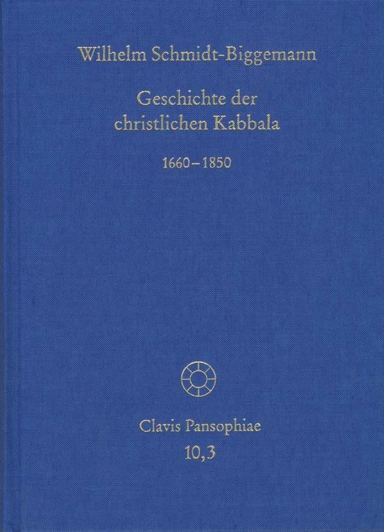 Produktbild: Geschichte der christlichen Kabbala. Band 3