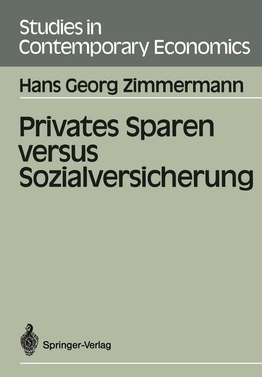 Produktbild: Privates Sparen versus Sozialversicherung