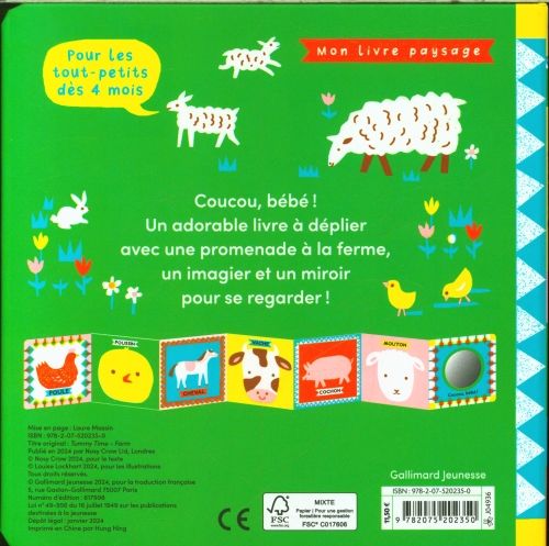 Produktbild: Bonjour, la ferme : mon livre paysage