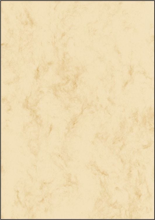 Produktbild: SIGEL Marmorpapier, beige 200 g/m2 50 Blatt