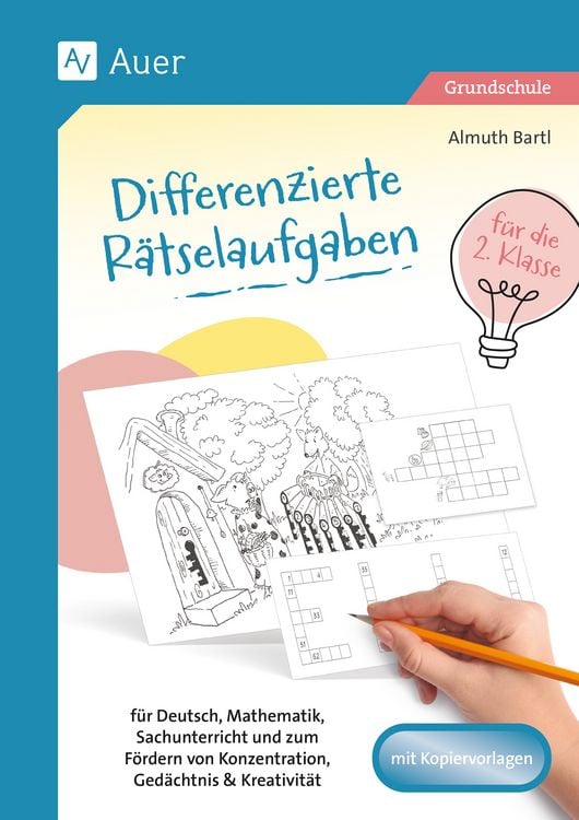 Produktbild: Differenzierte R&auml;tselaufgaben f&uuml;r die 2. Klasse