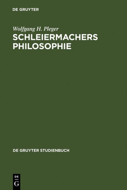 Produktbild: Schleiermachers Philosophie