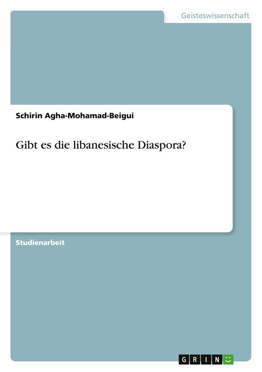Produktbild: Gibt es die libanesische Diaspora?