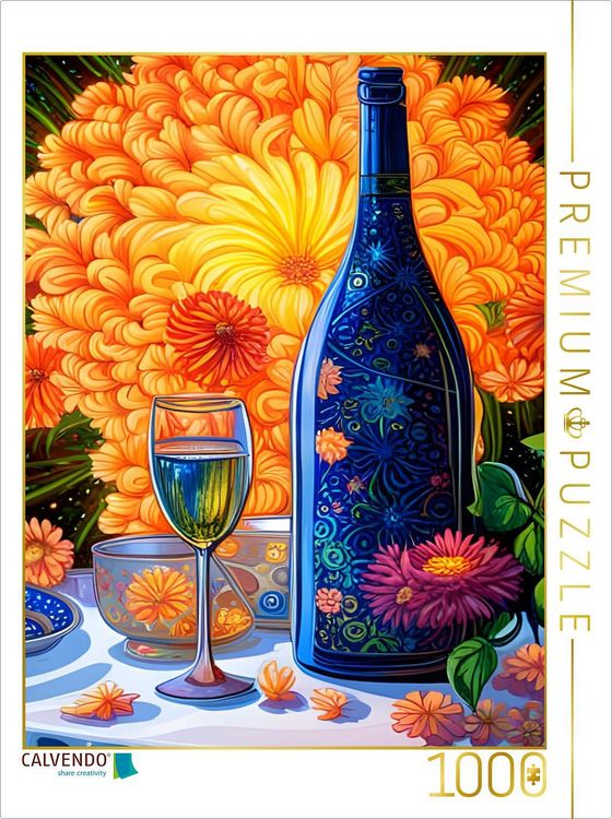 Produktbild: CALVENDO Puzzle Blumiger Jahrgang | 1000 Teile Lege-Gr&ouml;&szlig;e 64x48cm Foto-Puzzle f&uuml;r gl&uuml;ckliche Stunden