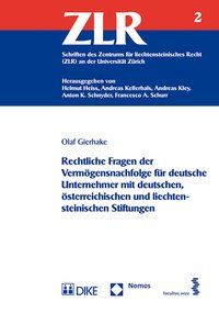 Produktbild: Rechtliche Fragen der Verm&ouml;gensnachfolge f&uuml;r deutsche Unternehmer mit deutschen, &ouml;sterreichischen und liechtensteinischen Stiftungen