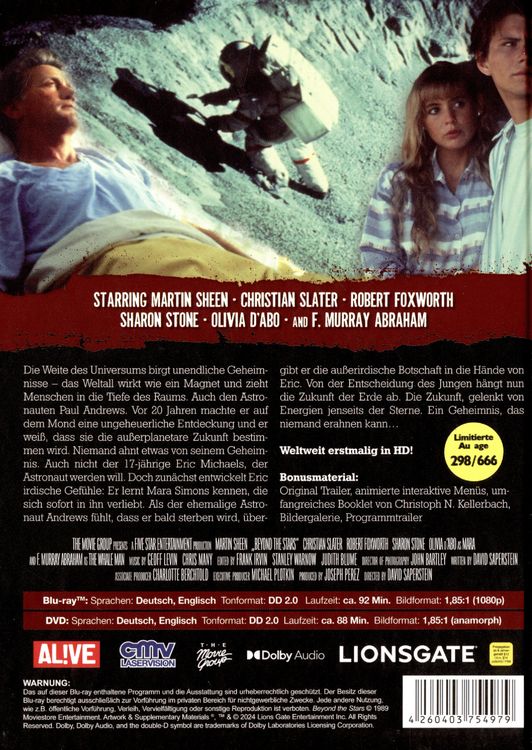Produktbild: Moon Trek (Beyond the Stars) Mediabook - Limited Edition (DVD + Blu-ray)