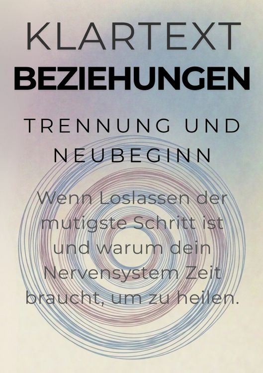 Produktbild: KLARTEXT Beziehungen / Trennung und Neubeginn