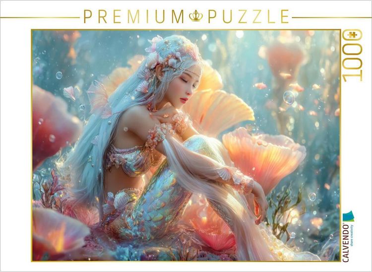 Produktbild: CALVENDO Puzzle Glamour&ouml;se Meerjungfrauen | 1000 Teile Lege-Gr&ouml;&szlig;e 64x48cm Foto-Puzzle f&uuml;r gl&uuml;ckliche Stunden