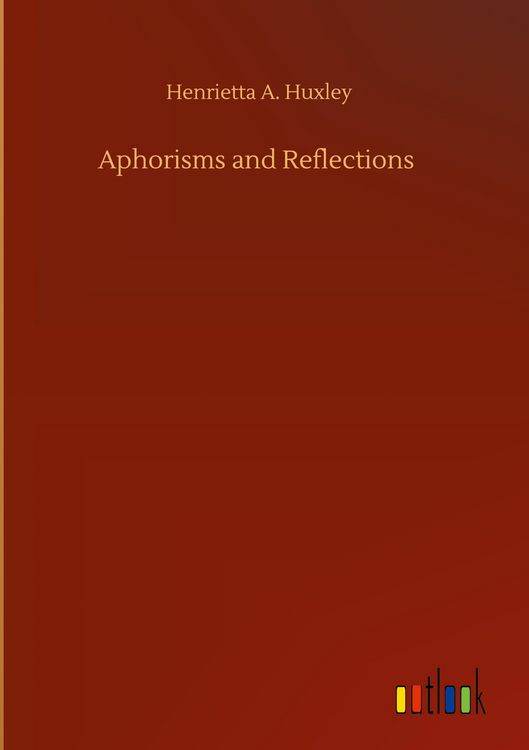 Produktbild: Aphorisms and Reflections