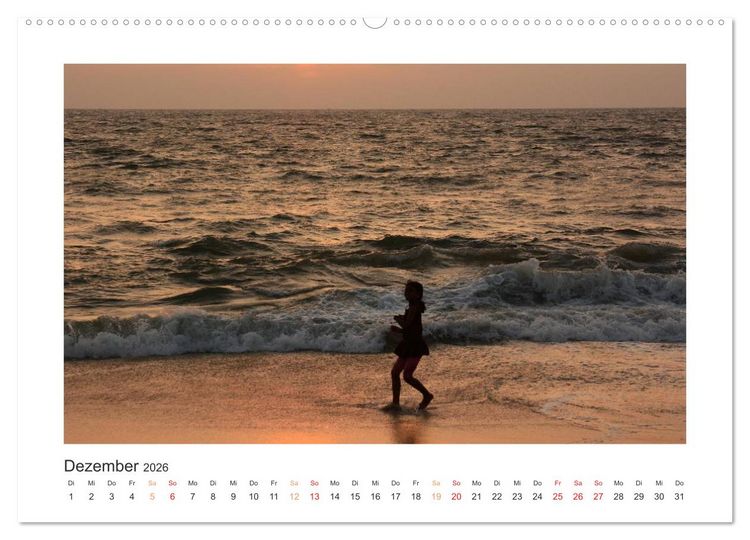 Produktbild: Kerala - Im S&uuml;den Indiens (hochwertiger Premium Wandkalender 2026 DIN A2 quer), Kunstdruck in Hochglanz