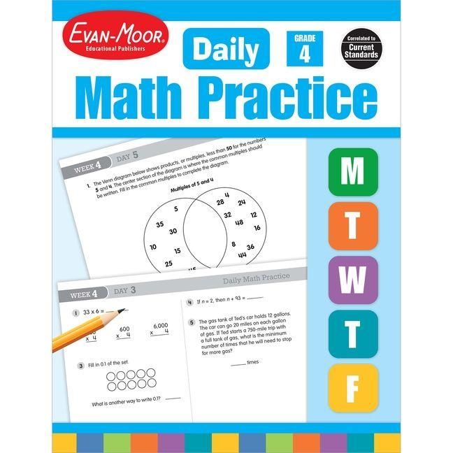 Produktbild: Daily Math Practice, Grade 4 Te
