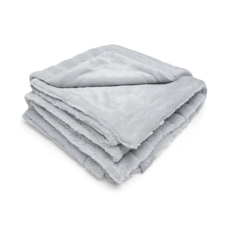 Produktbild: Decke Plush Comfort Frostgrau
