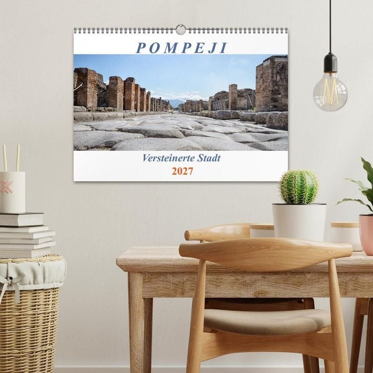 Produktbild: Versteinerte Stadt Pompeji (Wandkalender 2027 DIN A3 quer), CALVENDO Monatskalender