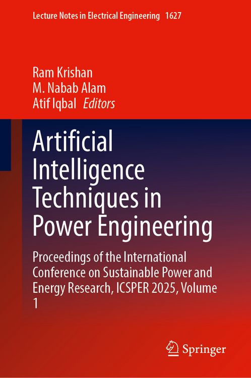 Produktbild: Artificial Intelligence Techniques in Power Engineering