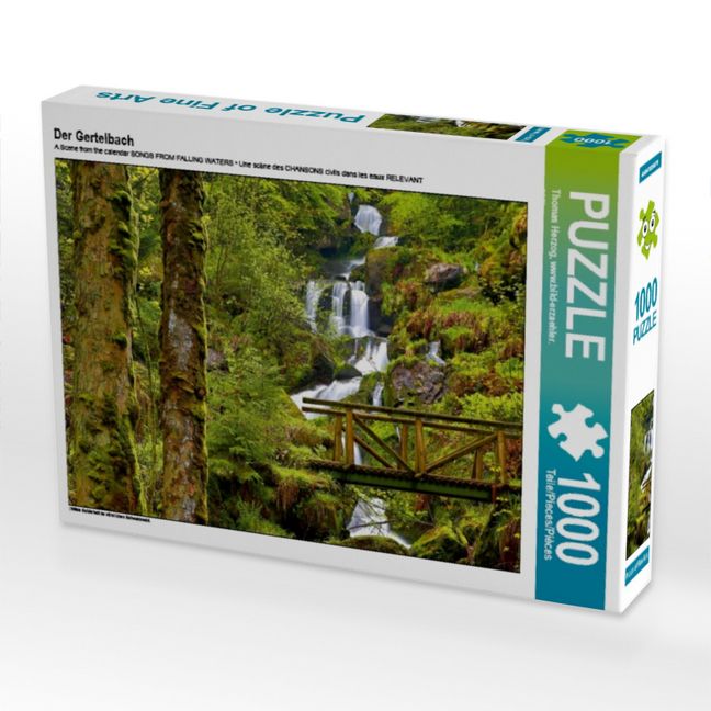Produktbild: CALVENDO Puzzle Der Gertelbach | 1000 Teile Lege-Gr&ouml;&szlig;e 64x48cm Foto-Puzzle f&uuml;r gl&uuml;ckliche Stunden