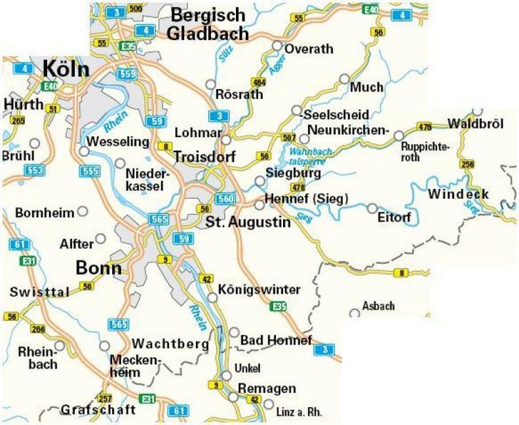Produktbild: Radwanderkarte BVA Radwandern im Rhein-Sieg-Kreis 1:50.000, rei&szlig;- und wetterfest, GPS-Tracks Download