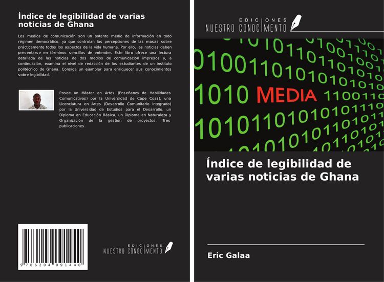 Produktbild: &Iacute;ndice de legibilidad de varias noticias de Ghana