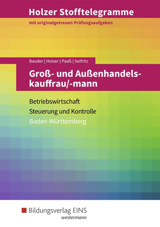 Produktbild: Holzer Stofftelegr. Groß-/Außenh. Aufg. BW