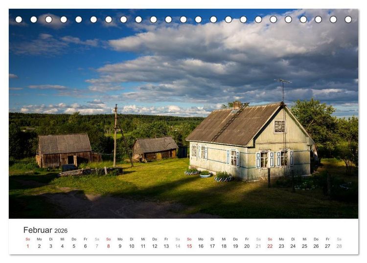 Produktbild: Russlands Norden 2026 (Tischkalender 2026 DIN A5 quer), CALVENDO Monatskalender
