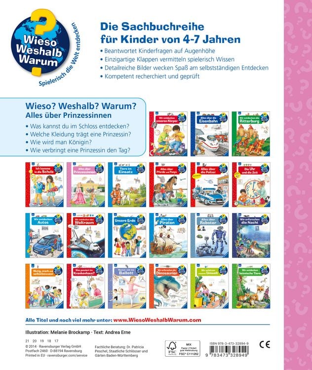 Produktbild: Wieso? Weshalb? Warum? Band 15 - Alles &uuml;ber Prinzessinnen