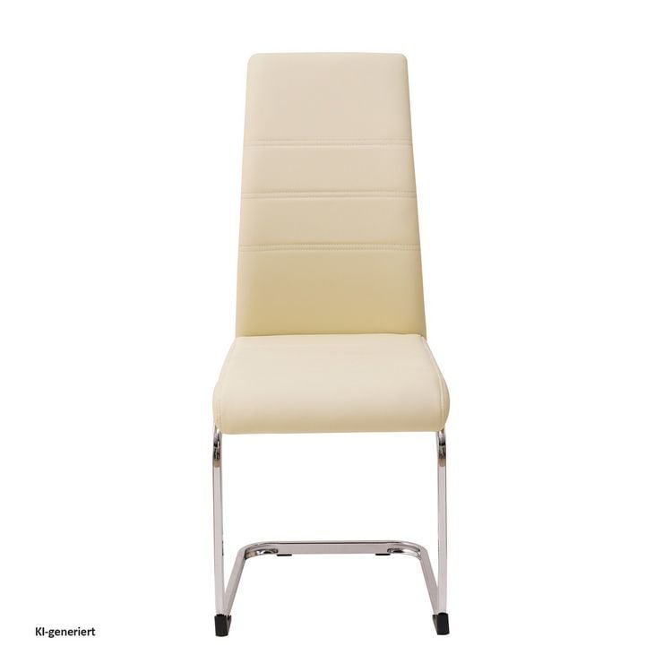 Produktbild: HTI-Living Esszimmerstuhl SallyC Kunstleder 4er-Set Beige