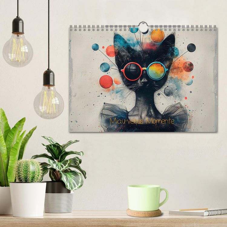 Produktbild: Miau-velous Momente (Wandkalender 2026 DIN A4 quer), CALVENDO Monatskalender
