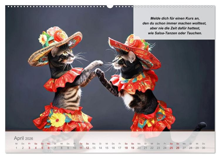 Produktbild: Endlich erfolgreich geschieden (Wandkalender 2026 DIN A2 quer), CALVENDO Monatskalender