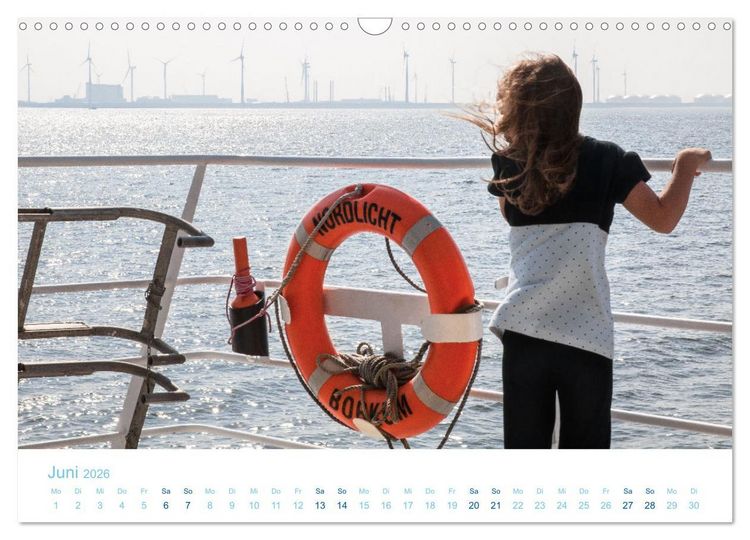 Produktbild: Moin Borkum (Wandkalender 2026 DIN A3 quer), CALVENDO Monatskalender