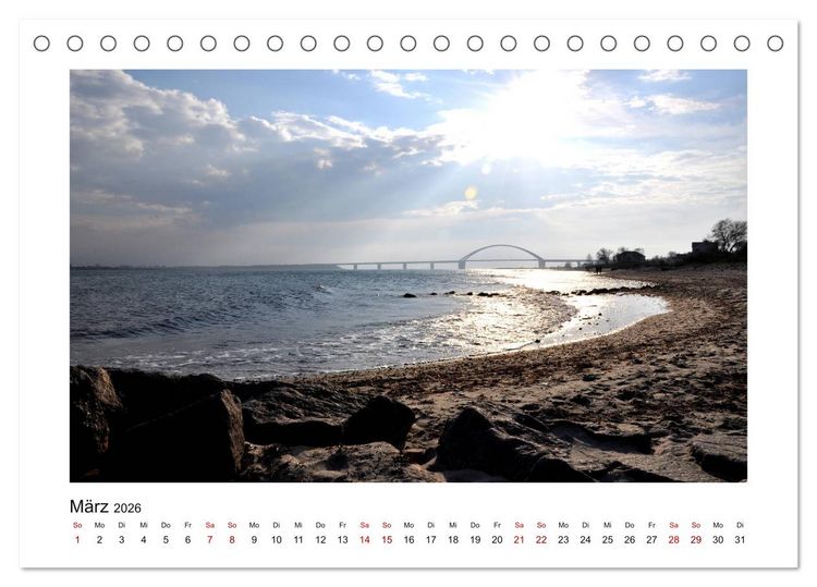 Produktbild: Fehmarn - Bewegende Momente (Tischkalender 2026 DIN A5 quer), CALVENDO Monatskalender