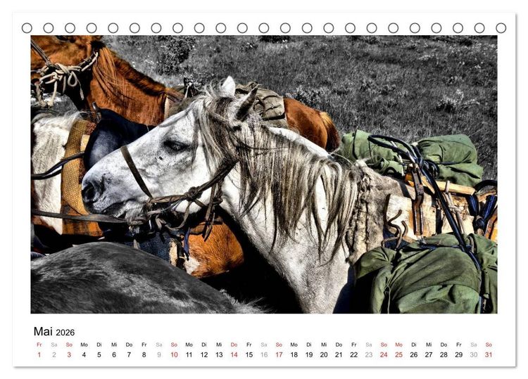 Produktbild: Mongolei &ndash; Mit anderen Augen (Tischkalender 2026 DIN A5 quer), CALVENDO Monatskalender