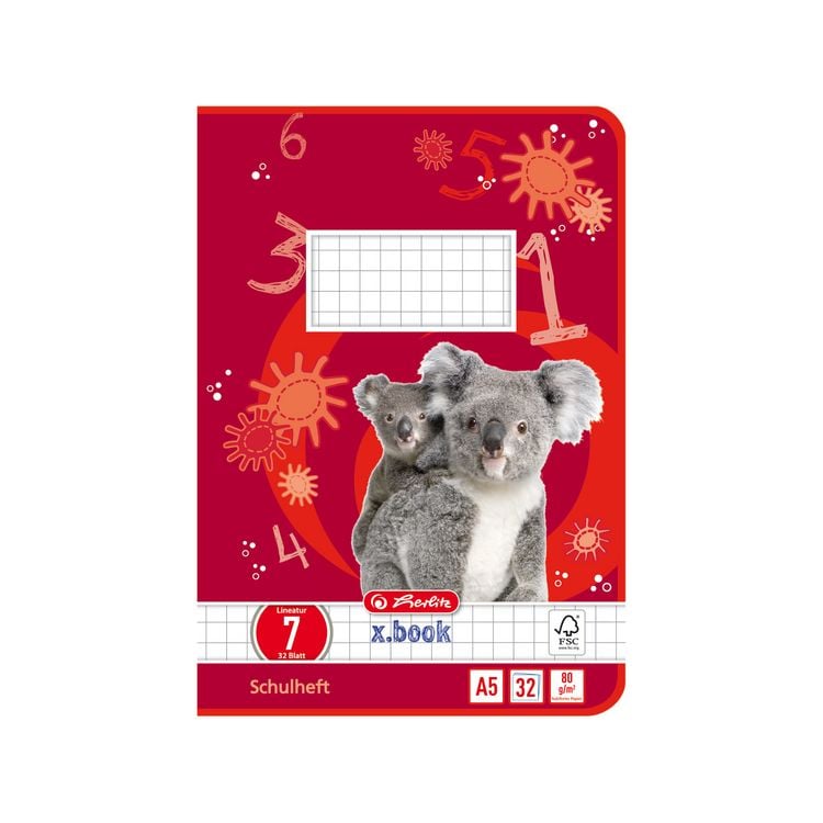 Produktbild: Herlitz Heft A5 32 Blatt Lineatur 7