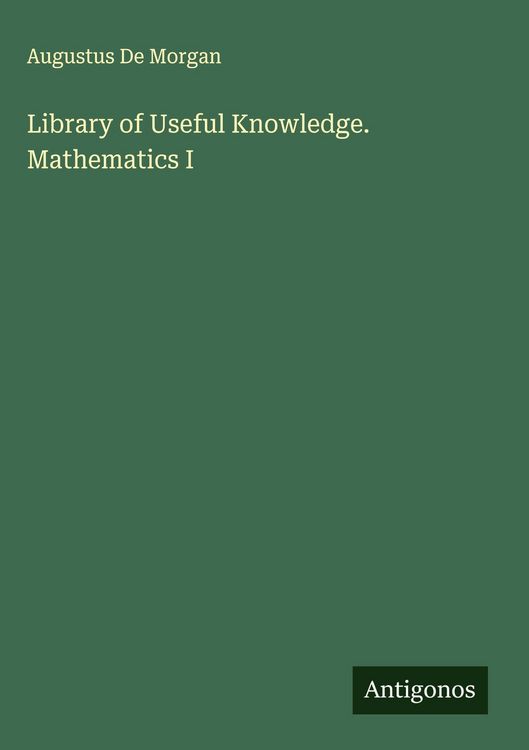 Produktbild: Library of Useful Knowledge. Mathematics I