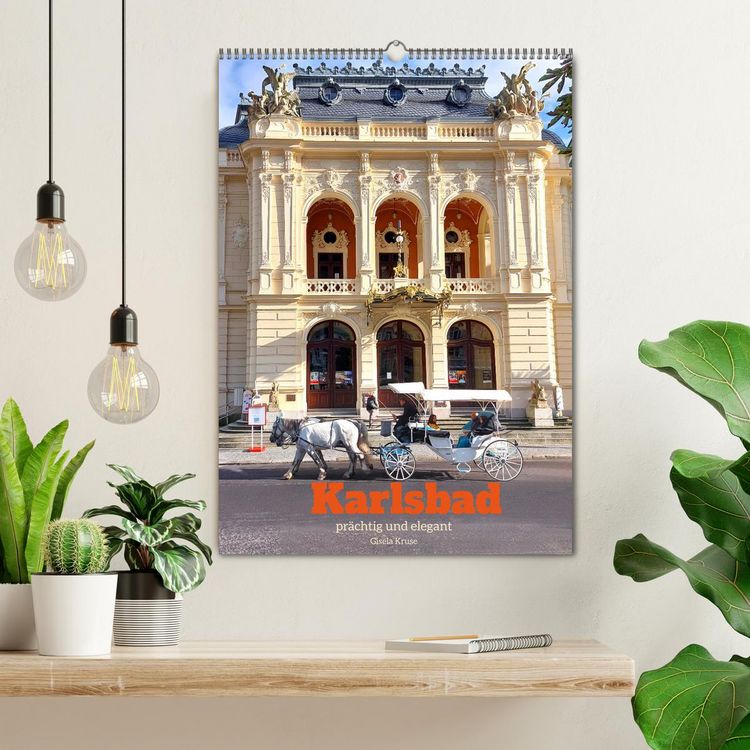 Produktbild: Karlsbad - pr&auml;chtig und elegant (Wandkalender 2026 DIN A2 hoch), CALVENDO Monatskalender