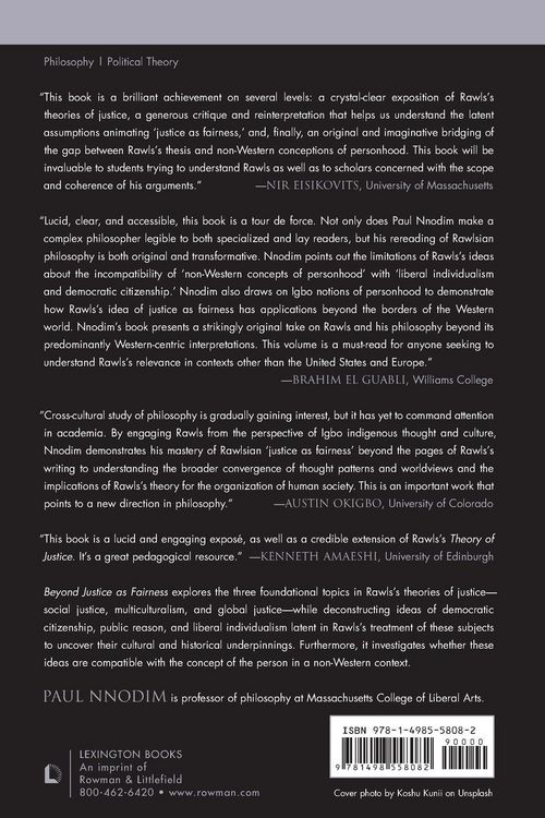 Produktbild: Beyond Justice as Fairness